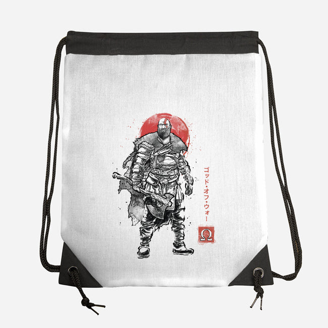 The Rustlord Eternal Sumi-E-None-Drawstring-Bag-Astrobot Invention
