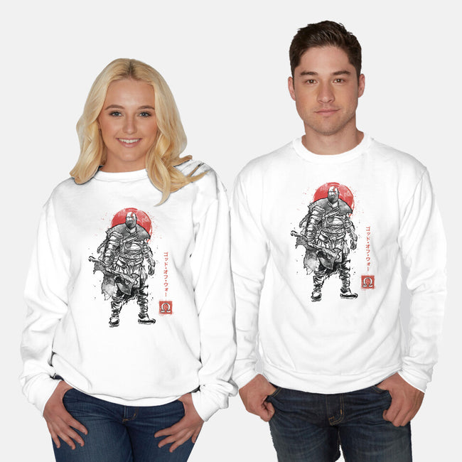 The Rustlord Eternal Sumi-E-Unisex-Crew Neck-Sweatshirt-Astrobot Invention