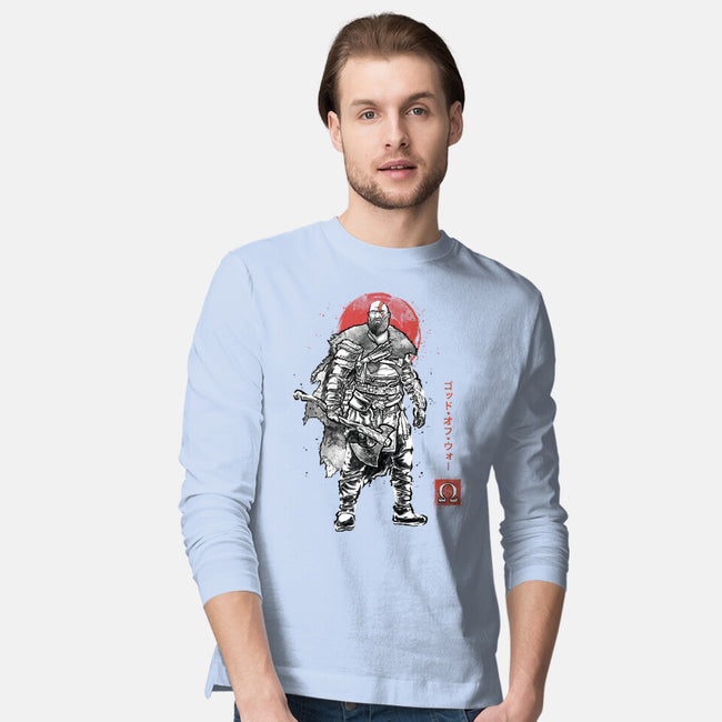 The Rustlord Eternal Sumi-E-Mens-Long Sleeved-Tee-Astrobot Invention