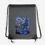 Black Mage Starry Night-None-Drawstring-Bag-Astrobot Invention