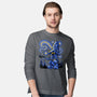 Black Mage Starry Night-Mens-Long Sleeved-Tee-Astrobot Invention