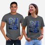 Black Mage Starry Night-Unisex-Basic-Tee-Astrobot Invention