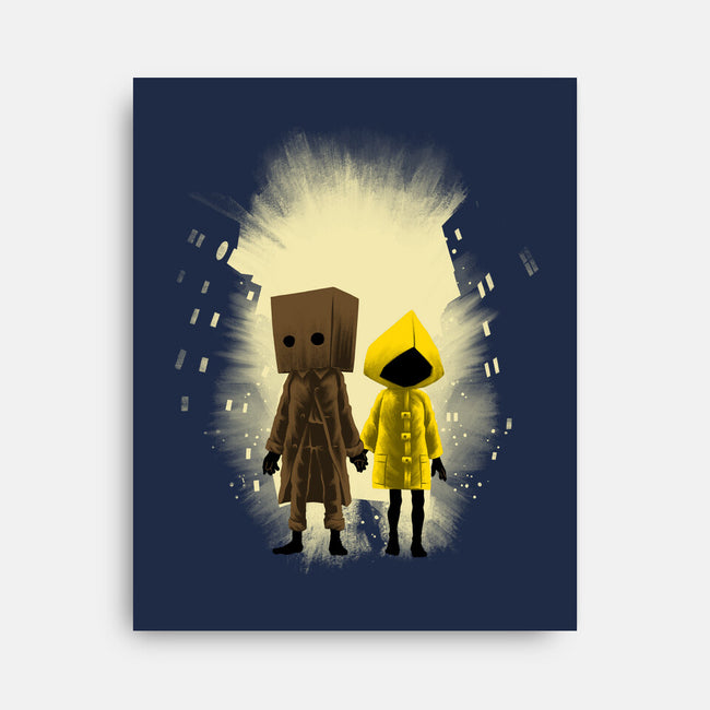 Secret Of Pale City-None-Stretched-Canvas-rmatix