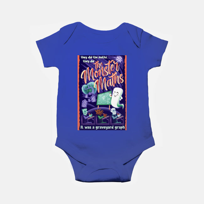 The Monster Math-Baby-Basic-Onesie-DrawnByBryan
