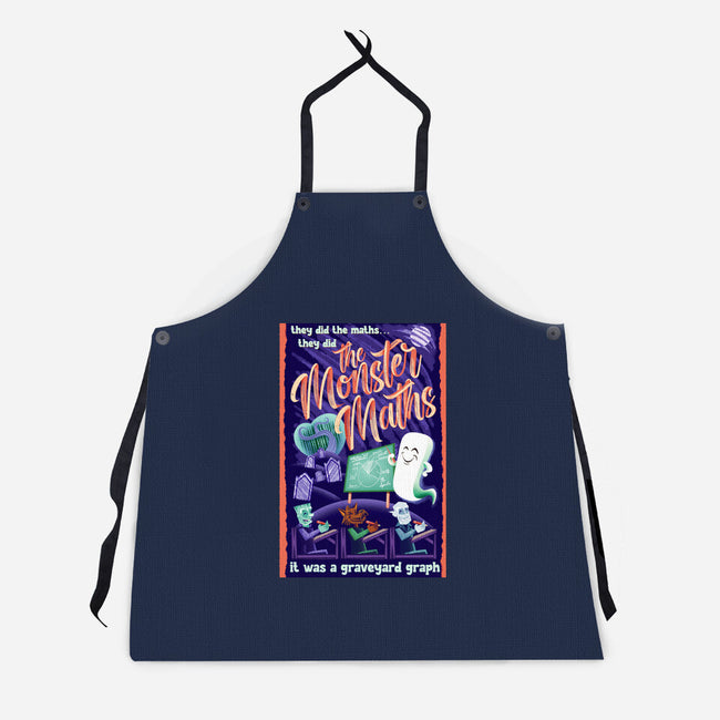 The Monster Math-Unisex-Kitchen-Apron-DrawnByBryan