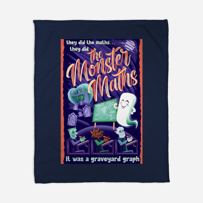 The Monster Math-None-Fleece-Blanket-DrawnByBryan