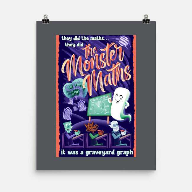The Monster Math-None-Matte-Poster-DrawnByBryan