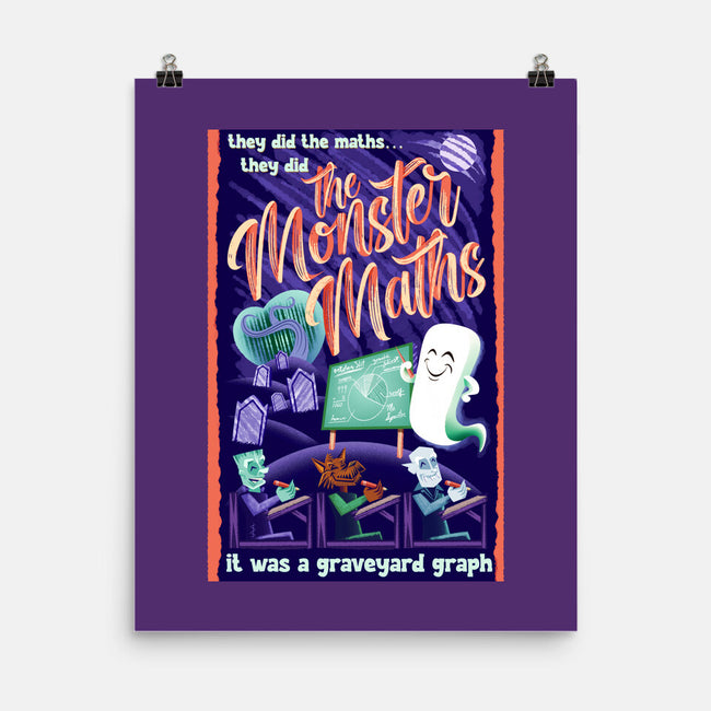The Monster Math-None-Matte-Poster-DrawnByBryan