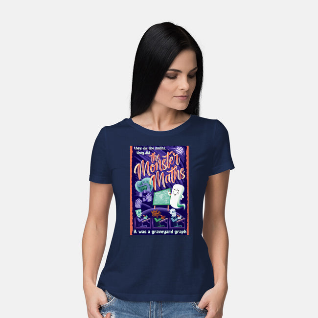 The Monster Math-Womens-Basic-Tee-DrawnByBryan