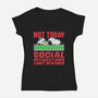 Social Interactions-Womens-V-Neck-Tee-turborat14