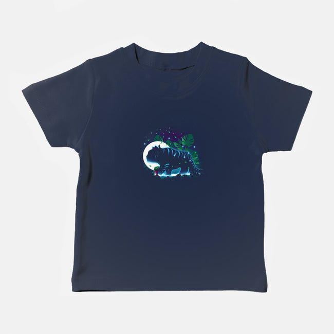 Derpy Night Landscape-Baby-Basic-Tee-dandingeroz