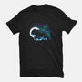 Derpy Night Landscape-Womens-Fitted-Tee-dandingeroz