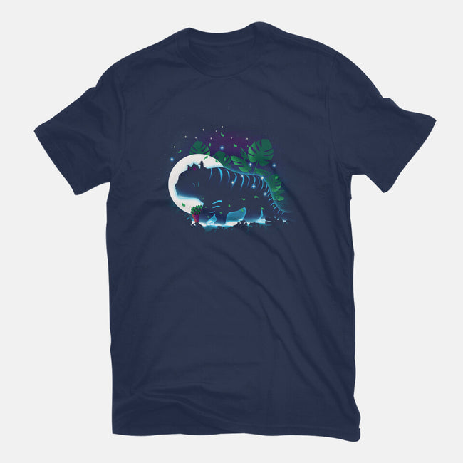 Derpy Night Landscape-Womens-Fitted-Tee-dandingeroz