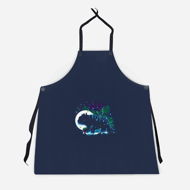 Derpy Night Landscape-Unisex-Kitchen-Apron-dandingeroz