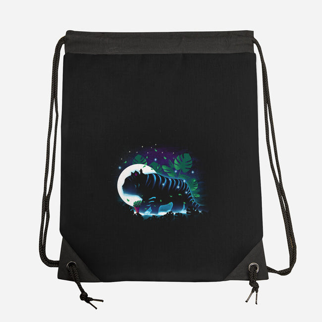 Derpy Night Landscape-None-Drawstring-Bag-dandingeroz