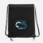 Derpy Night Landscape-None-Drawstring-Bag-dandingeroz