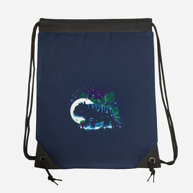 Derpy Night Landscape-None-Drawstring-Bag-dandingeroz