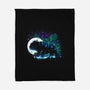 Derpy Night Landscape-None-Fleece-Blanket-dandingeroz