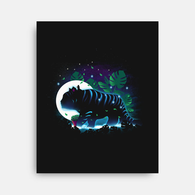 Derpy Night Landscape-None-Stretched-Canvas-dandingeroz