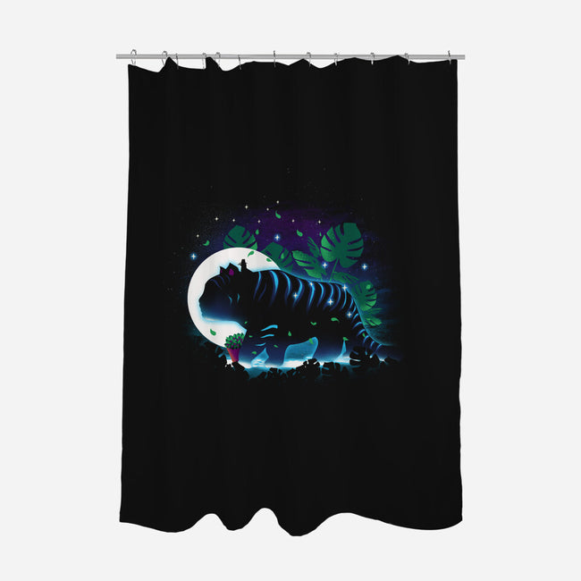 Derpy Night Landscape-None-Polyester-Shower Curtain-dandingeroz