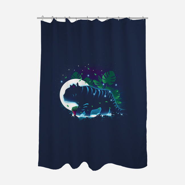 Derpy Night Landscape-None-Polyester-Shower Curtain-dandingeroz