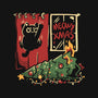 Meowy Xmas Cat-Unisex-Basic-Tee-eduely