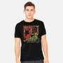 Meowy Xmas Cat-Mens-Heavyweight-Tee-eduely