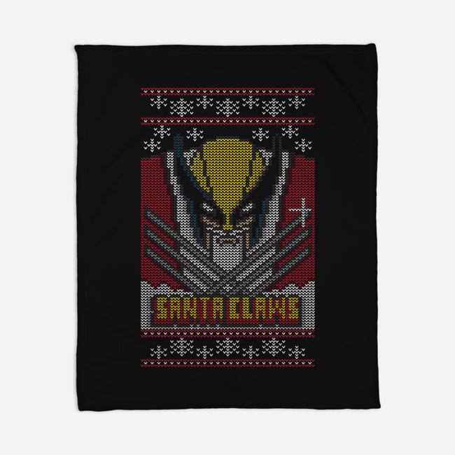 Santa Claws Sweater-None-Fleece-Blanket-jrberger