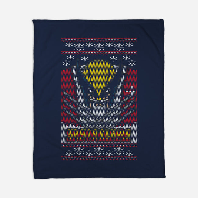 Santa Claws Sweater-None-Fleece-Blanket-jrberger