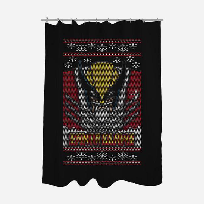 Santa Claws Sweater-None-Polyester-Shower Curtain-jrberger