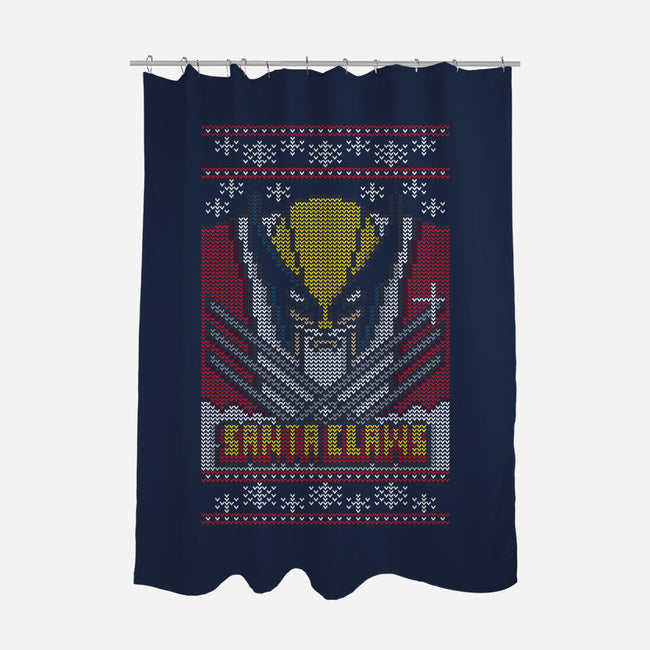 Santa Claws Sweater-None-Polyester-Shower Curtain-jrberger