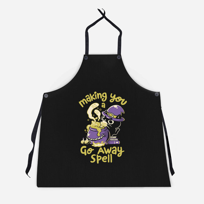 Go Away Spell-Unisex-Kitchen-Apron-koalastudio