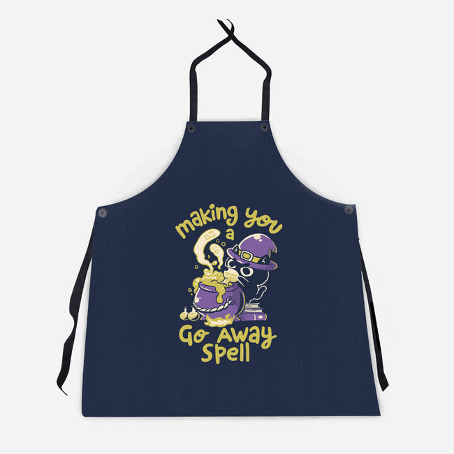 Go Away Spell-Unisex-Kitchen-Apron-koalastudio