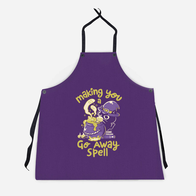 Go Away Spell-Unisex-Kitchen-Apron-koalastudio