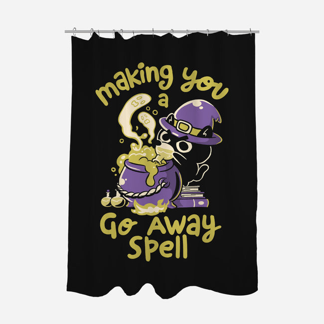 Go Away Spell-None-Polyester-Shower Curtain-koalastudio