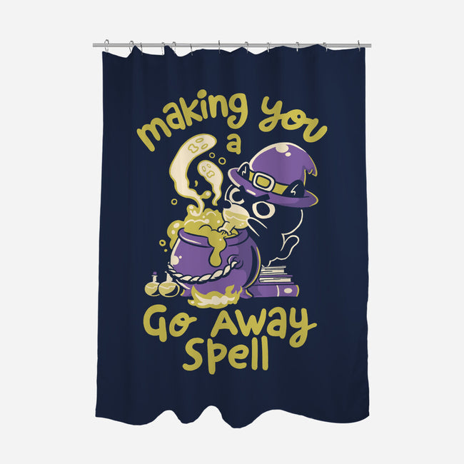 Go Away Spell-None-Polyester-Shower Curtain-koalastudio