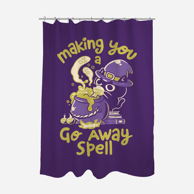 Go Away Spell-None-Polyester-Shower Curtain-koalastudio