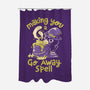 Go Away Spell-None-Polyester-Shower Curtain-koalastudio