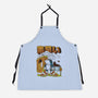 Retro Hedgehog-Unisex-Kitchen-Apron-Henrique Torres