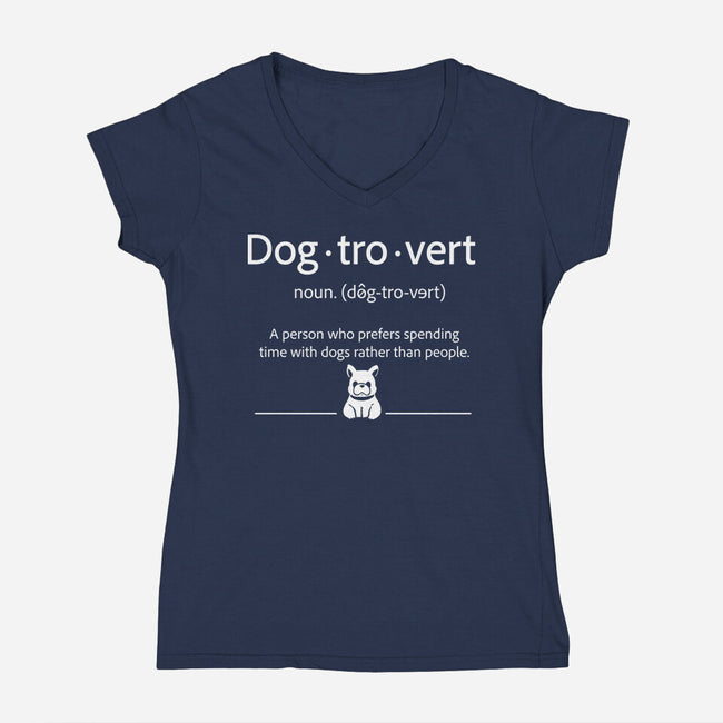 DogtroVert-Womens-V-Neck-Tee-Vallina84