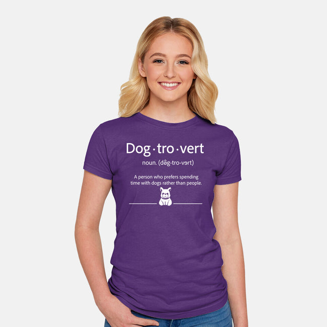 DogtroVert-Womens-Fitted-Tee-Vallina84