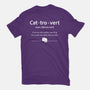 CatTroVert-Womens-Fitted-Tee-Vallina84