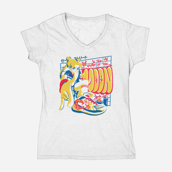 Sailor Street 2-Womens-V-Neck-Tee-estudiofitas