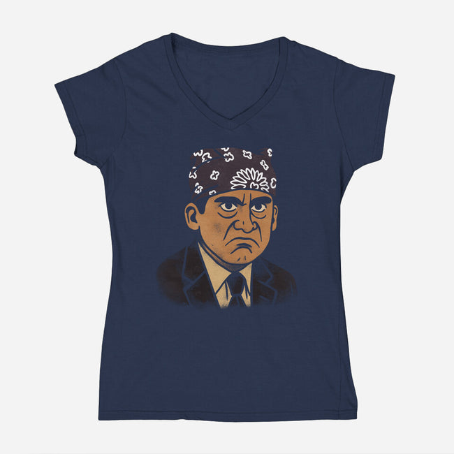 I'm Prison Mike-Womens-V-Neck-Tee-fanfreak1