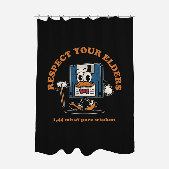 Respect Your Elders-None-Polyester-Shower Curtain-Marinho