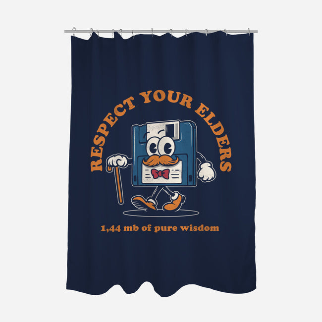 Respect Your Elders-None-Polyester-Shower Curtain-Marinho