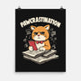 Pawcrastination-None-Matte-Poster-Marinho