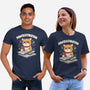 Pawcrastination-Unisex-Basic-Tee-Marinho