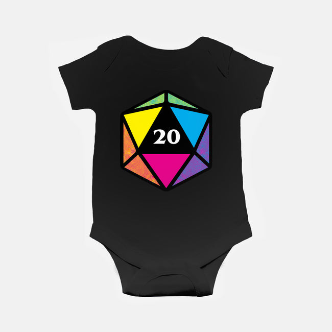 RPG CMYK Dice-Baby-Basic-Onesie-Studio Mootant