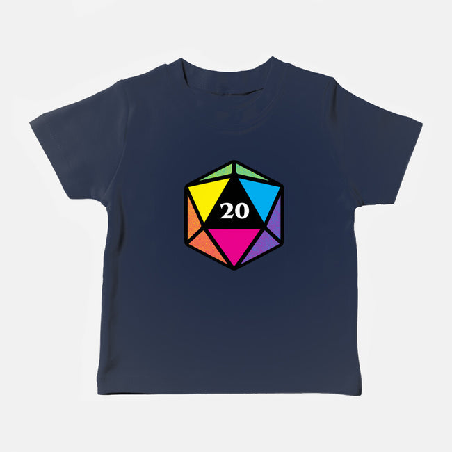 RPG CMYK Dice-Baby-Basic-Tee-Studio Mootant